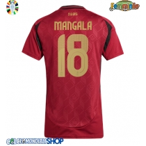 Maglie da calcio Belgio Orel Mangala #18 Prima Maglia Femminile Europei 2024 Manica Corta